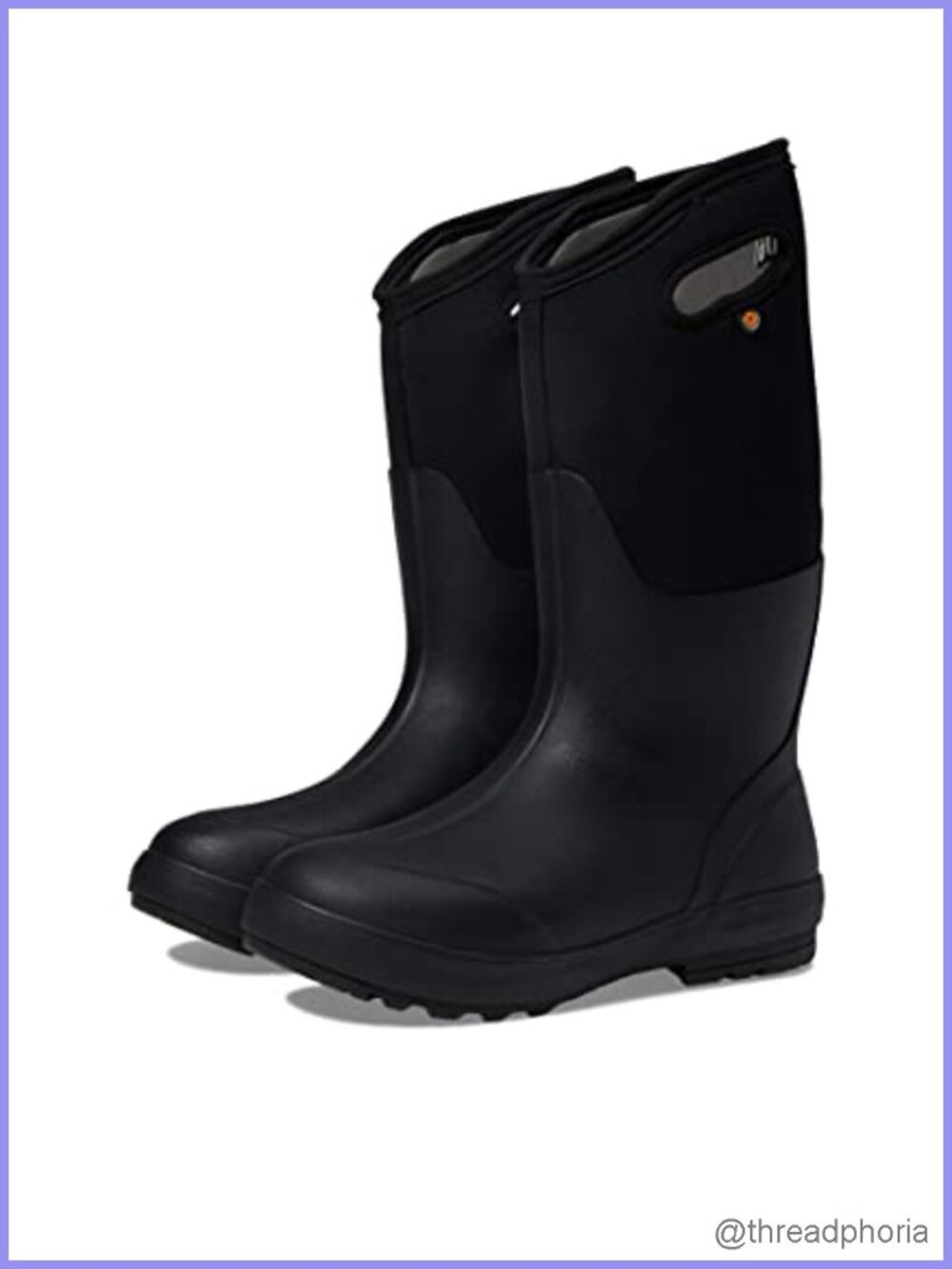 BOGS Waterproof Rubber Knee-High Snow Boots Insulated Pull-On